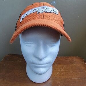 Moose Racing Hat Cap Men's Orange Black Baseball Strapback‎ Adjustable